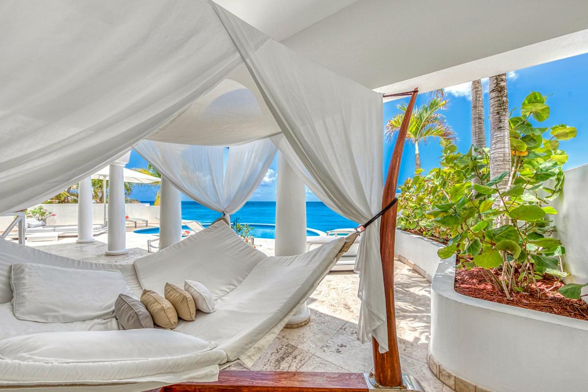 Pool Villa rental St Martin - Outdoor seating